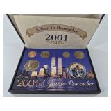2001 U.S. Coin & Commemorative Medallion Set