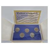 2000 Philadelphia State Quarter Set (5pc)