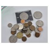 Mixed Coin Collection w/ Eisenhower Dollar
