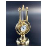 Desktop clock in the shape of a heart  4" tall