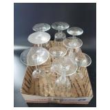 Glass Stemware Set (Lot of 9)