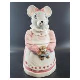 Ceramic Mouse & Leprechaun Cookie Jars (2)