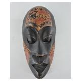 Carved Painted Wooden Mask