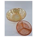 Pressed Glass Serving Dishes (Lot of 2)