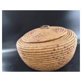 Hooper Bay Alaska Grass Basket