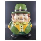 Leprechaun Figural Ceramic Cookie Jar