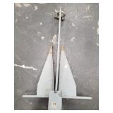 Fluke-Style Steel Boat Anchor 18in