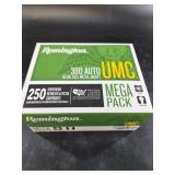 Remington UMC .380 Auto 250 Rounds FMJ