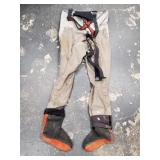 Simms Boot-Foot Chest Waders with Suspenders