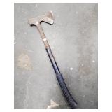 Handled Axe with Broad Metal Head
