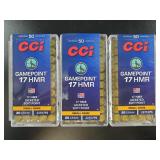 CCI GamePoint 17 HMR Ammo - 150 Rounds