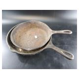 Cast Iron Skillets - 2pc