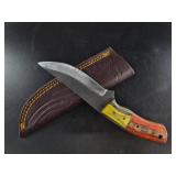 Fixed-Blade Knife w/ Leather Sheath