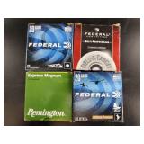 20 Gauge Federal & Remington Shotshells (4 Boxes)