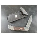 Coleman Folding Camp Knife w/ Sheath