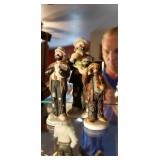 3 Flambro Emmett Kelly Figural Sculpture