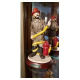 9in. Emmett Kelly Fireman Sculpture