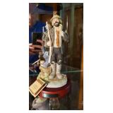 9in. Fisherman Emmett Kelly Sculpture