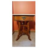EXCELLENT Lexington Marble Top Side Table