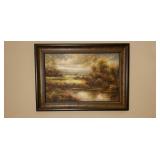 Amazing, Large Oil On Canvas Painting 45"x31.5"