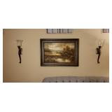 2 Beautiful Modern Design 24" Wall Sconces