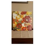 EXCELLENT 22" Oil On Canves Floral Painting