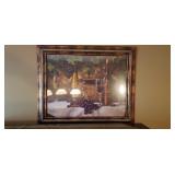 34"x28" Wine  Decorative Picture