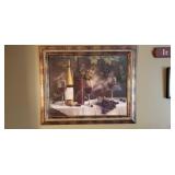 34"x28" Wine Decorative Picture