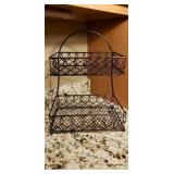 18" Wire Basket Decor