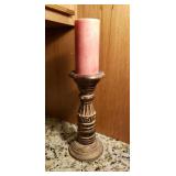 20" Wooden Candelabra