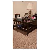 Modern Black Square Coffee Table