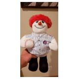 12" Official Chicago Cubs Snowman, EXCELLENT