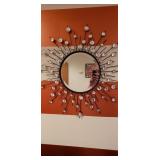 EXCELLENT 24"  Retro Style Designer Mirror
