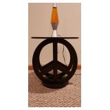 Artistic Peace Sign Table