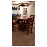 High Quality Inlaid Pub Table, Very Good