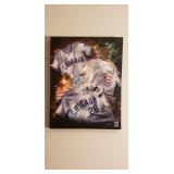 Modern Chicago Cubs Oil On Canvas Print