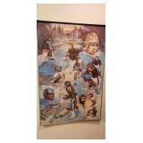 Chicago Bears All Time Greats Framed Poster