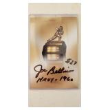 Joe Bellino Autograph, 1960 Naval Academy