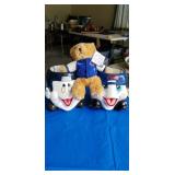 Vintage Ceramic Cubs And Bears Cookie Jars