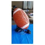 Retro 9" Lighted Foorball Lamp