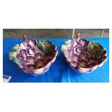 HandPainted Corsica Venetian Grape Bowl