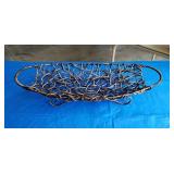 17.5" Woven Wire Fruit Basket