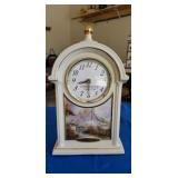 9.5" Thomas Kinkade Paints Of Light Clock