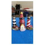 3 Miniature Lighthouses, 3"