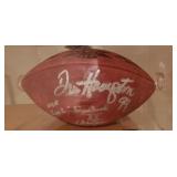 Dan Hampton Autographed Football