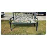 Nice Like New Black Metal Outdoor Bench