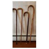 Four Early Antique Canes
