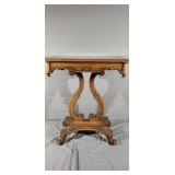 Exquisite Detailed Parlor Table, 26in.