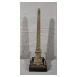 Nice 15in. Egyptian Bronze Obelisk