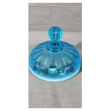 Blue Opalescent Lid To Which We Can